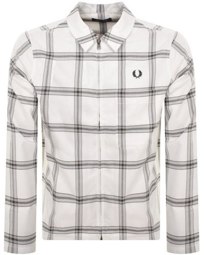 Fred Perry Oversized Overshirt - Grey