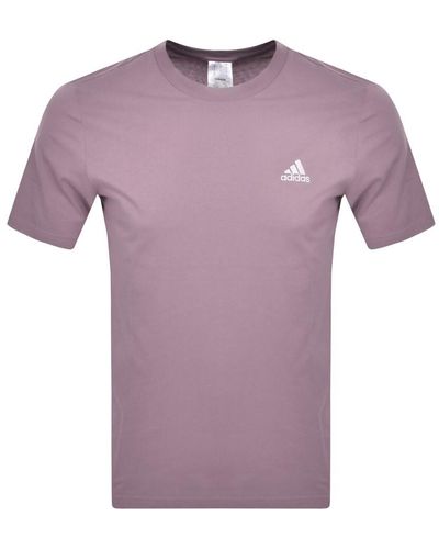 adidas Originals Adidas Sportswear Essentials T Shirt - Purple