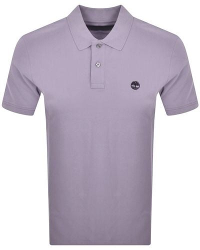 Timberland Millers River Polo T Shirt - Purple