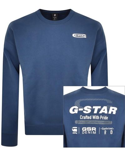G-Star RAW Raw Old Skool Sweatshirt - Blue