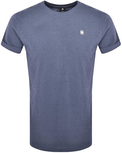 G-Star RAW Raw Lash Logo T Shirt - Blue