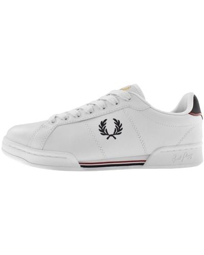 Fred Perry B722 Leather Sneakers - White