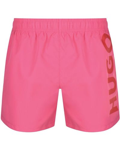 HUGO Abas Swim Shorts - Pink