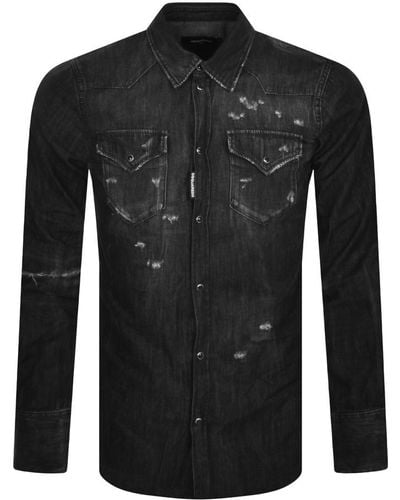 DSquared² Classic West Shirt - Black