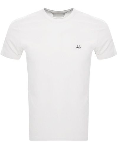 C.P. Company Cp Company Jersey Logo T Shirt - White