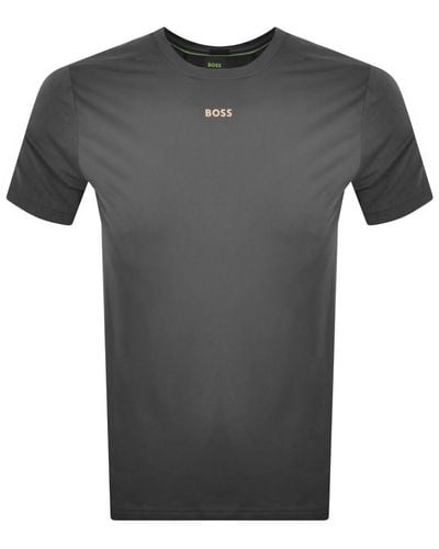 BOSS Boss Tee Active 1 T Shirt - Gray