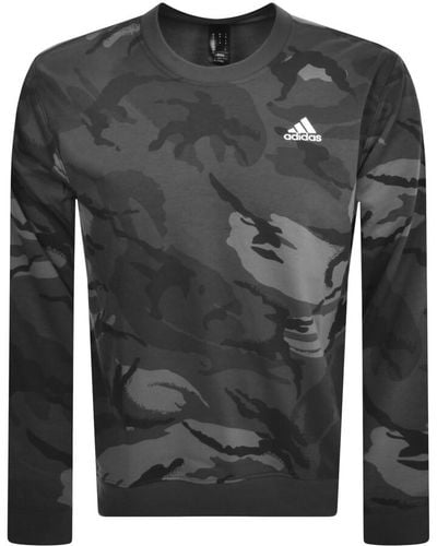 adidas Originals Adidas Sportswear Camouflage Sweatshirt - Gray