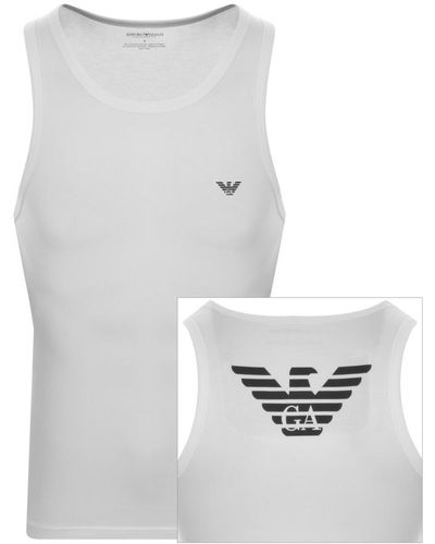 Armani Emporio Vest T Shirt - White