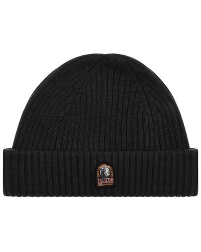 Parajumpers Ribbed Beanie Hat - Black