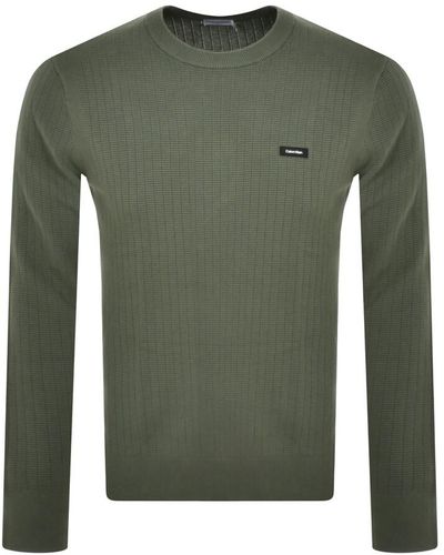 Calvin Klein Structure Sweater - Green