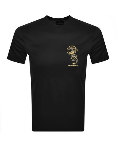 Armani Emporio Lounge T Shirt - Black