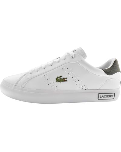 Lacoste Powercourt 124 Leather Sneakers - White