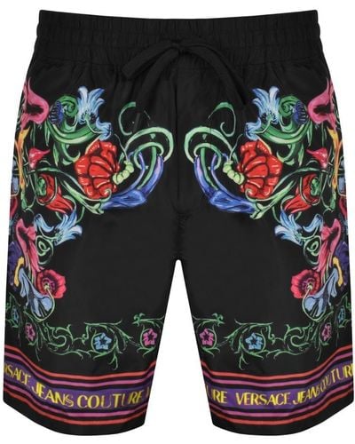 Versace Jeans Couture Couture Garden Print Shorts - Grey