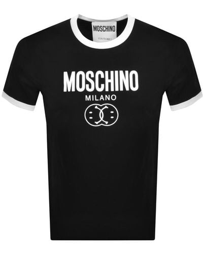 Moschino Lounge Logo T Shirt - Black