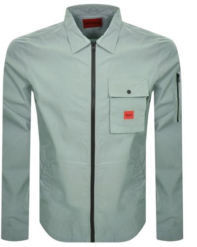 HUGO Emmond Overshirt Jacket - Green