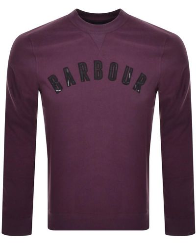 Barbour Debson Sweatshirt - Purple