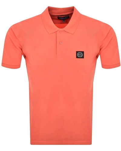 Marshall Artist Siren Polo T Shirt - Orange