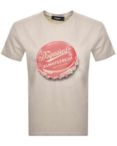 DSquared² Regular Fit T Shirt - Gray