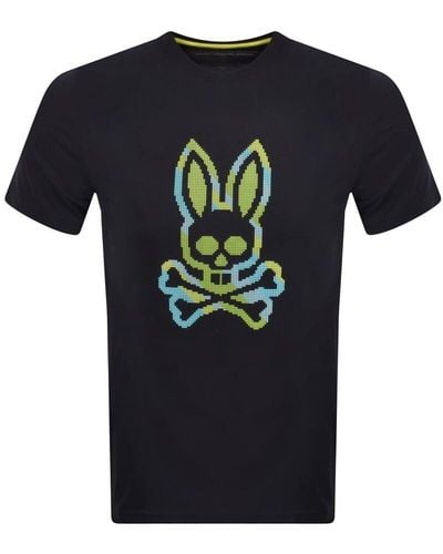 Psycho Bunny Apple Valley Density T Shirt - Blue