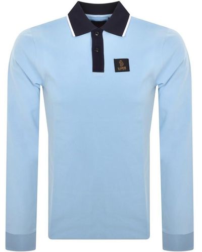 Luke 1977 Gledhow Polo T Shirt - Blue