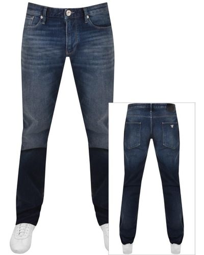 Armani Emporio J06 Slim Jeans Dark Wash - Blue