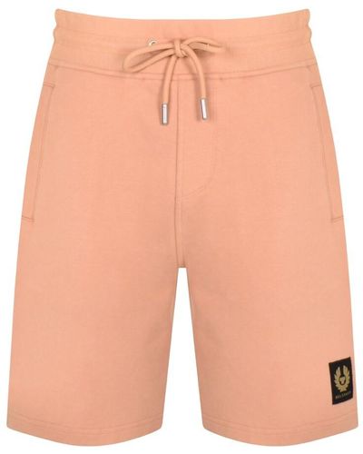 Belstaff Sweat Jersey Shorts - Orange