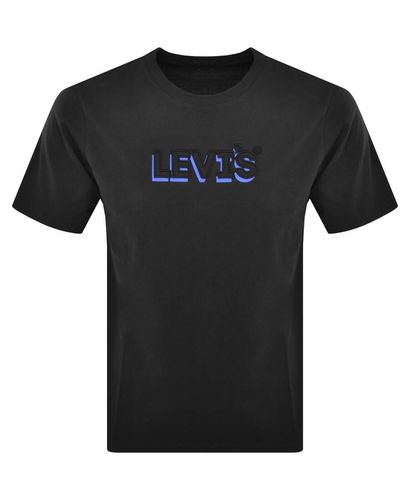 Levi's Logo Crew Neck T Shirt - Black