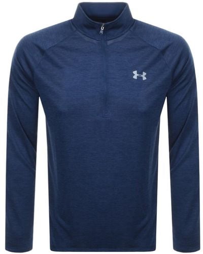 Under Armour Half Zip Tech Sweatshirt - Blue
