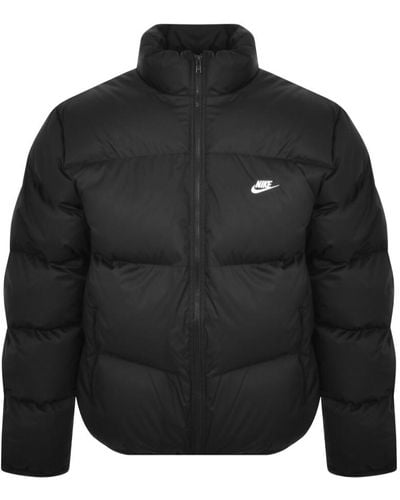 Nike Logo Puffer Jacket - Black