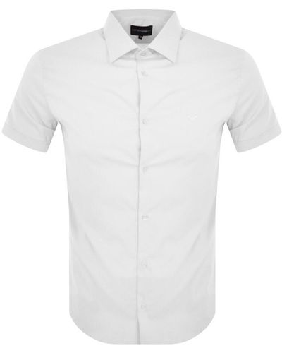 Armani Emporio Short Sleeved Shirt - White