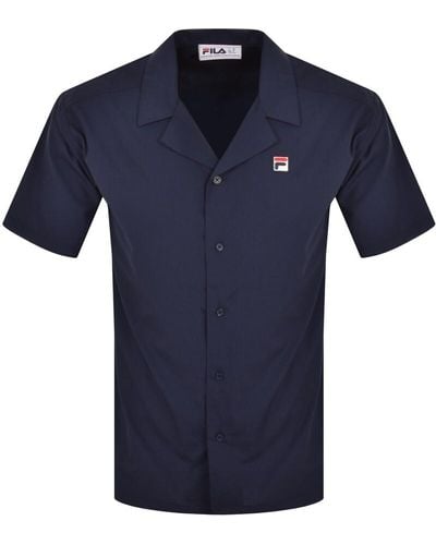 Fila Short Sleeve Soren Shirt - Blue