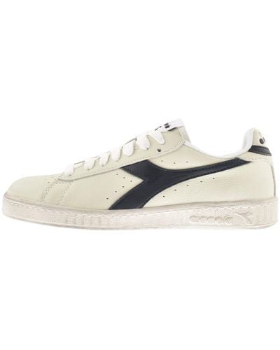 Diadora Game L Low Waxed Trainers - Natural