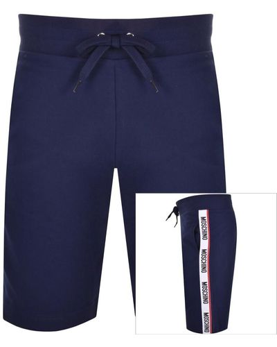 Moschino Lounge Jersey Shorts - Blue