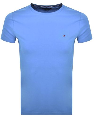 Tommy Hilfiger Stretch Slim Fit T Shirt - Blue