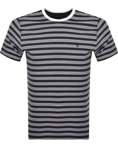 Barbour Sherburn Stripe T Shirt - Grey