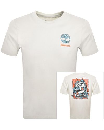 Timberland Graphic T Shirt - White