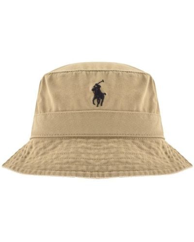Ralph Lauren Loft Bucket Hat - Natural