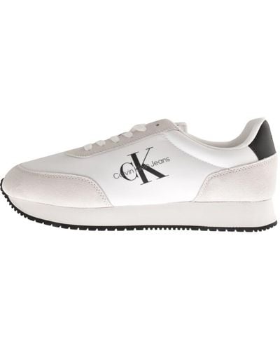 Calvin Klein Jeans Retro Runner Sneakers - White