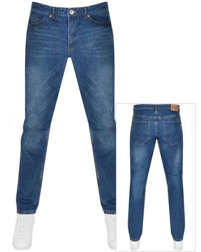 Farah Elm Stretch Jeans - Blue