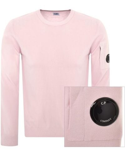 C.P. Company Cp Company Crepe Knit Sweater - Pink