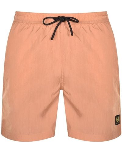Belstaff Clipper Swim Shorts - Orange