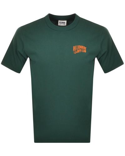 BBCICECREAM Small Arch Logo T Shirt Gree - Green