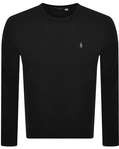 Ralph Lauren Crew Neck Sweater - Black