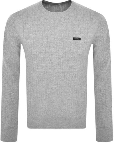 Calvin Klein Structure Sweater - Gray