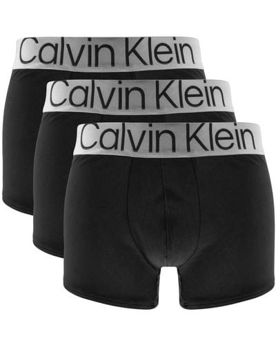 Calvin Klein Underwear 3 Pack Boxer Shorts - Black