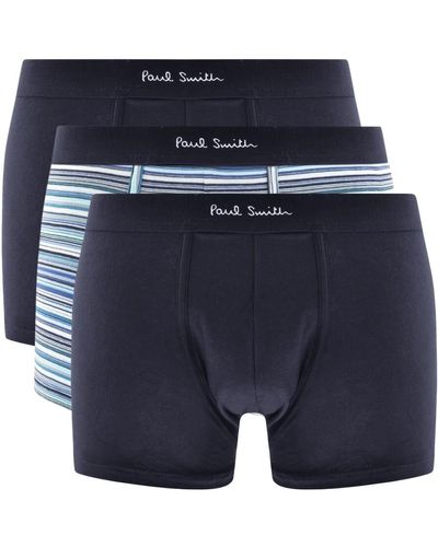 Paul Smith 3 Pack Trunks - Blue
