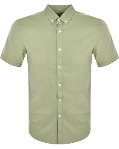 Farah Brewer Short Sleeve Shirt - Green