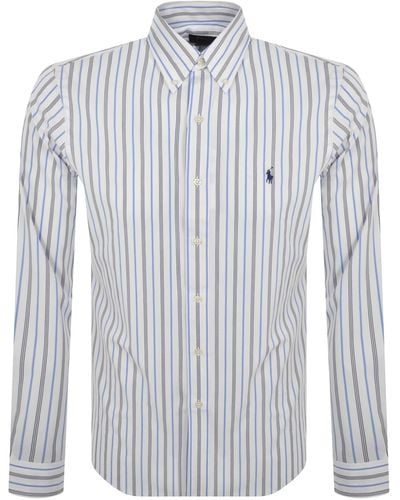 Ralph Lauren Custom Fit Long Sleeve Shirt - Blue