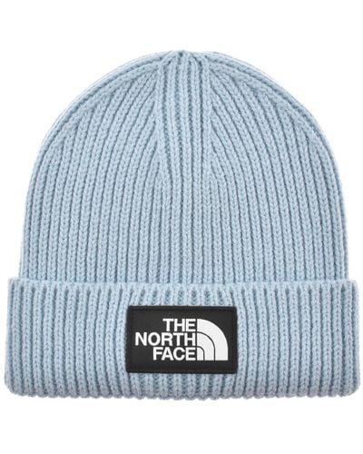 The North Face Logo Beanie Hat - Blue