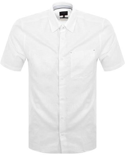 Ted Baker Palomas Short Sleeved Shirt - White
